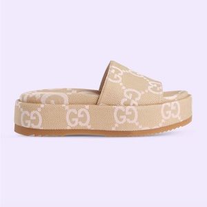 Gucci platform slides